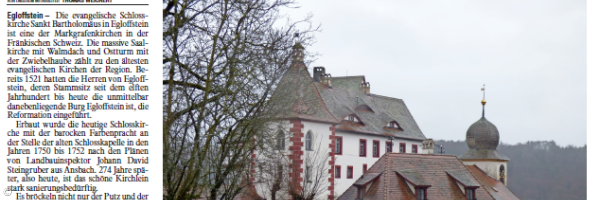 Artikel Fränkischer Tag