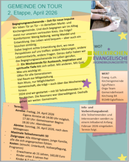 Gemeinde on Tour 2 Flyer